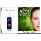 Aromaspray - Assainisseur d'atmosphère aux huiles essentielles - Thym et Cannelle - 100% pures et naturelles - 100 ml